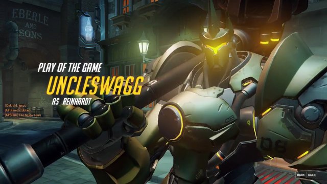 Reinhardt lancer de marteau - Overwatch