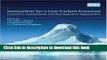 [PDF] Innovation For A Low Carbon Economy: Economic, Institutional and Management Approaches