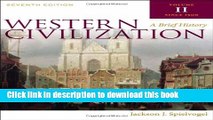 Read Western Civilization: A Brief History, Volume II  Ebook Free