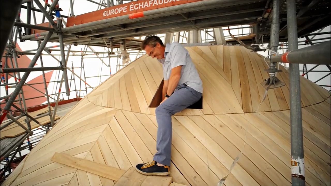 VIDEO. Tours : les travaux avancent en haut de la basilique Saint-martin