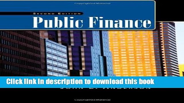Read Public Finance (with InfoTrac 2-Semester and Economic Applications Printed Access Card)