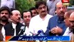 Karachi: Agha Siraj Durrani, elected CM Sindh Murad Ali Shah media briefing