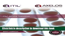 Download ITIL Service Transition (ITIL Lifecycle Suite) PDF Free