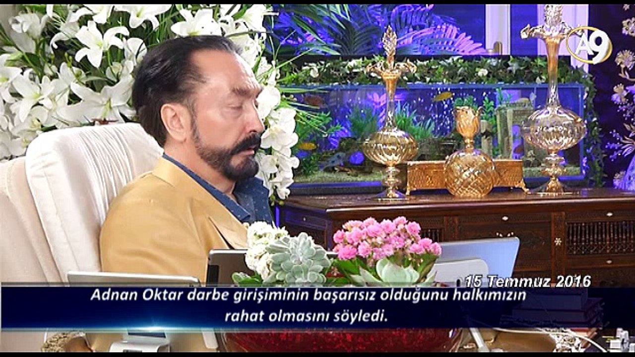 Adnan Oktar o gece darbe girişiminin başarısız olduğunu halkımızın rahat olmasını söyledi.