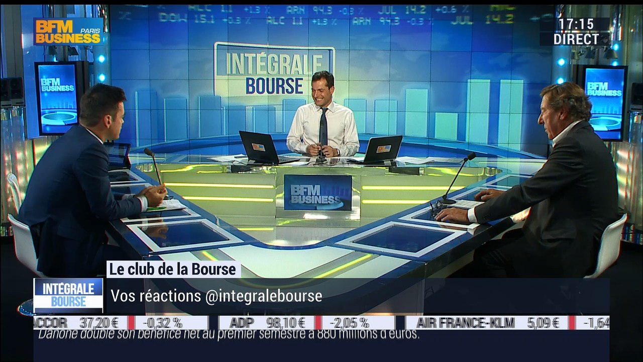 Le Club de la Bourse: Sébastien Lemonnier, Pascal Bernachon et Jean-Louis Cussac - 28/07