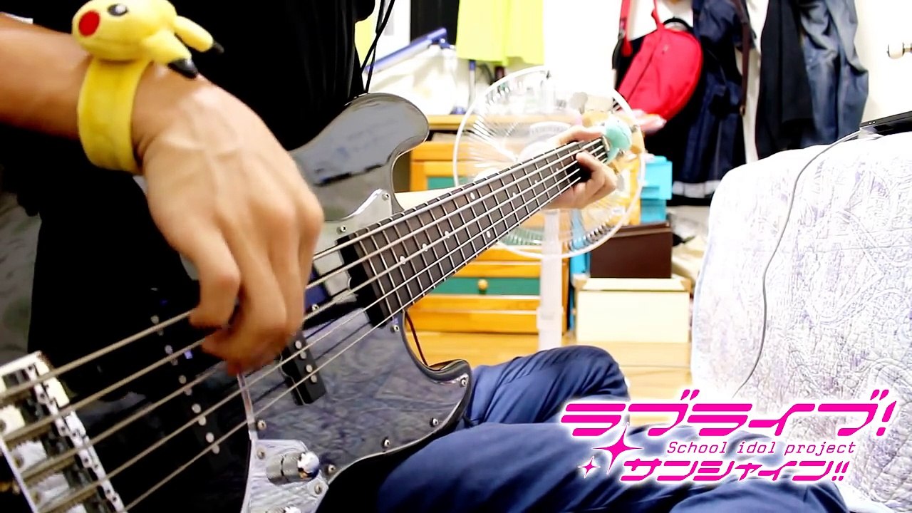【ラブライブ！サンシャイン!! OP】青空Jumping Heart bass cover【Aqours】