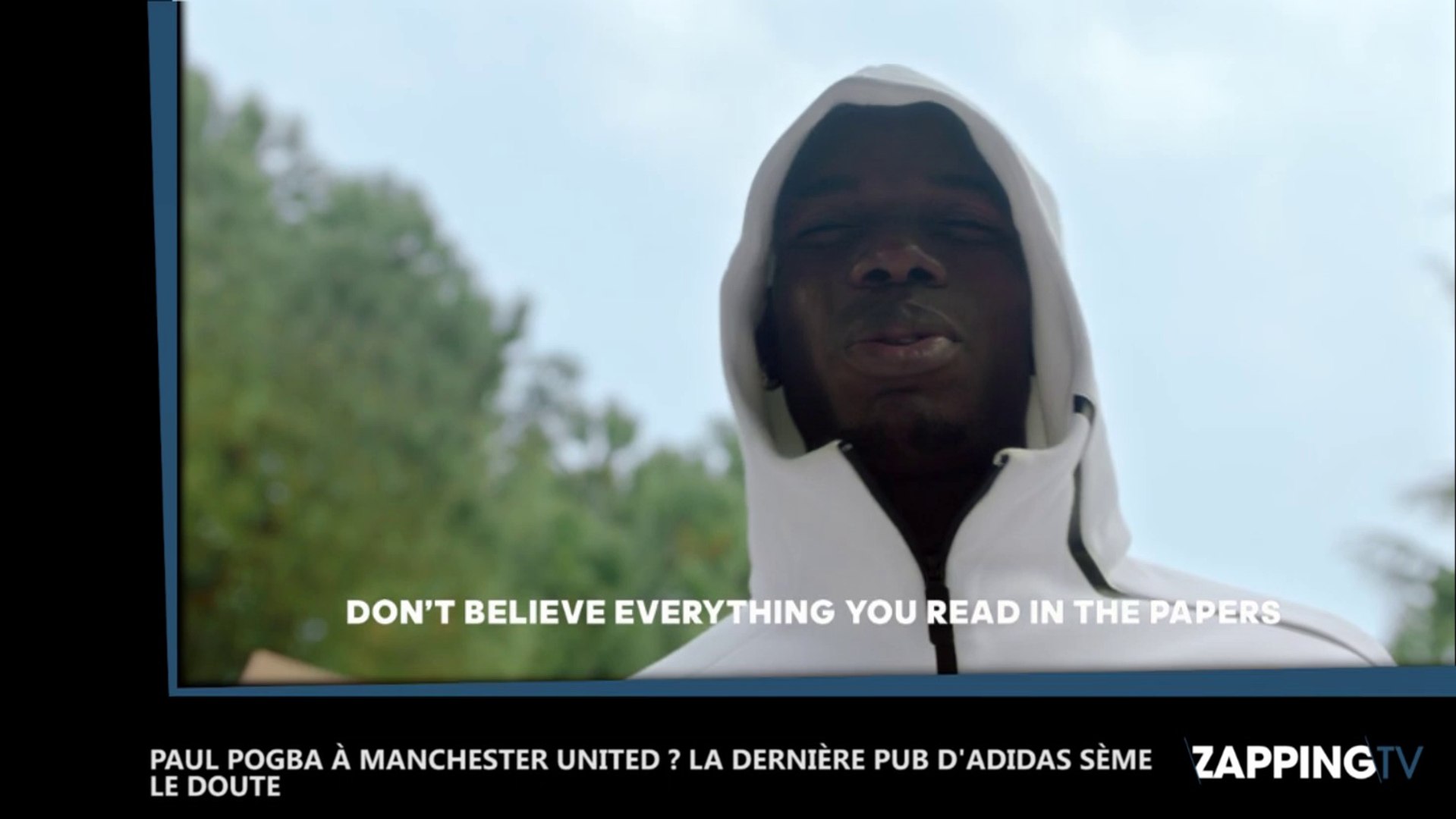 Paul Pogba à Manchester United ? La nouvelle publicité d'Adidas sème le  doute - Vidéo Dailymotion