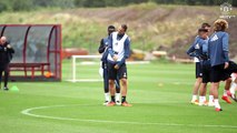 Zlatan Ibrahimovic first training session for Manchester United