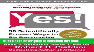 Read Yes!: 50 Scientifically Proven Ways to Be Persuasive  Ebook Free