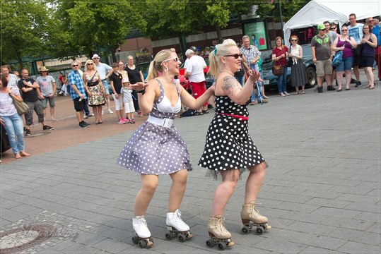 Baseballs- Medley by Showskating beim 13. US- Car Treffen in Oberhausen 2016