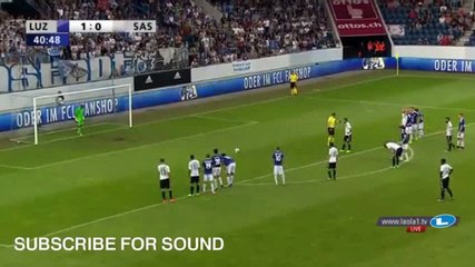 Domenico Berardi Penalty Goal HD - Luzern 1-1 Sassuolo 28.07.2016