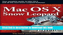 Read Mac OS X Snow Leopard Bible Ebook Free