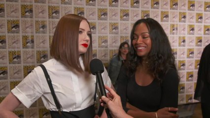 Karen Gillan And Zoe Saldana Are In Love At San Diego Comic-Con