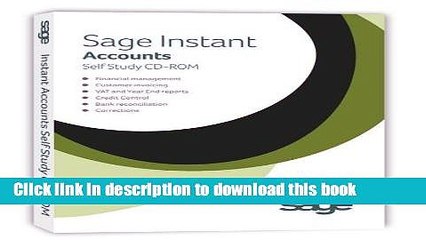 Download Sage Instant Accounts CD ROM: V18  Ebook Free