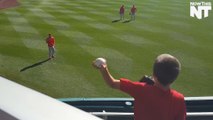 MLB Pitchers Love To Play Catch With Kids