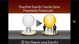 Create PowerPoint 3D Venn _ PowerPoint Smartart Series #32