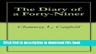 Read The Diary of a Forty-Niner PDF Free