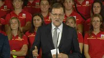 Rajoy al Equipo Olímpico Español: No hay que rendirse, tenéis detrás una gran nación