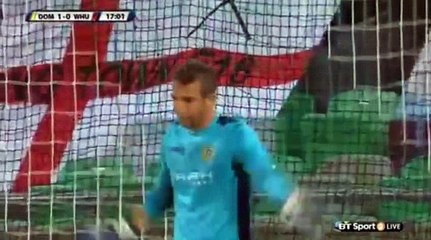 Mark Noble Penalty Goal HD - Domzale 1-1 West Ham United 28.07.2016