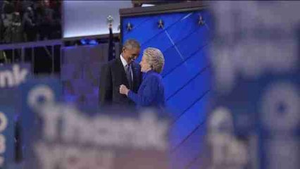 Obama arropa a Clinton como la candidata de la esperanza