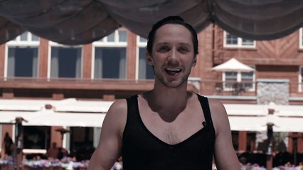Johnny Weir - interview - Sun Valley ice show  2016