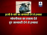 Chopper deal: Italian court not to share probe details with India