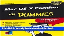 Read Mac OS X Panther fÃ¼r Dummies Ebook Online
