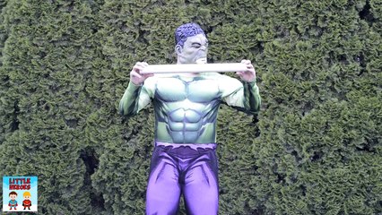 Hulk Smash the Destroyer In Real Life Funny Kids Video with Kid Cops