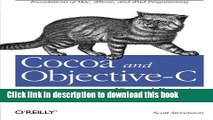 Read Cocoa and Objective-C: Up and Running Ebook Free