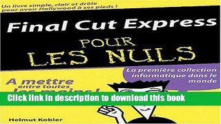 Read FINAL CUT EXPRESS POUR LES NULS PDF Online
