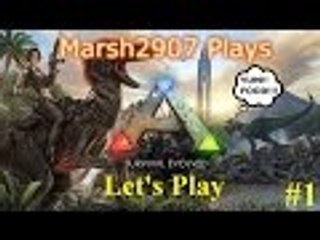 Ark Survival Evolved Lets Play #1 - Exposed And Alone