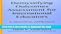 Read Demystifying Outcomes Assessment for International Educators: A Practical Approach  Ebook