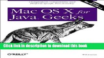 Download Mac OS X for Java Geeks  PDF Free
