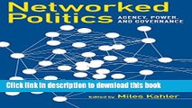 Read Books Networked Politics: Agency, Power, and Governance (Cornell Studies in Political