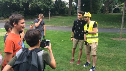 Le YouTubeur Amixem parodie Pokémon Go