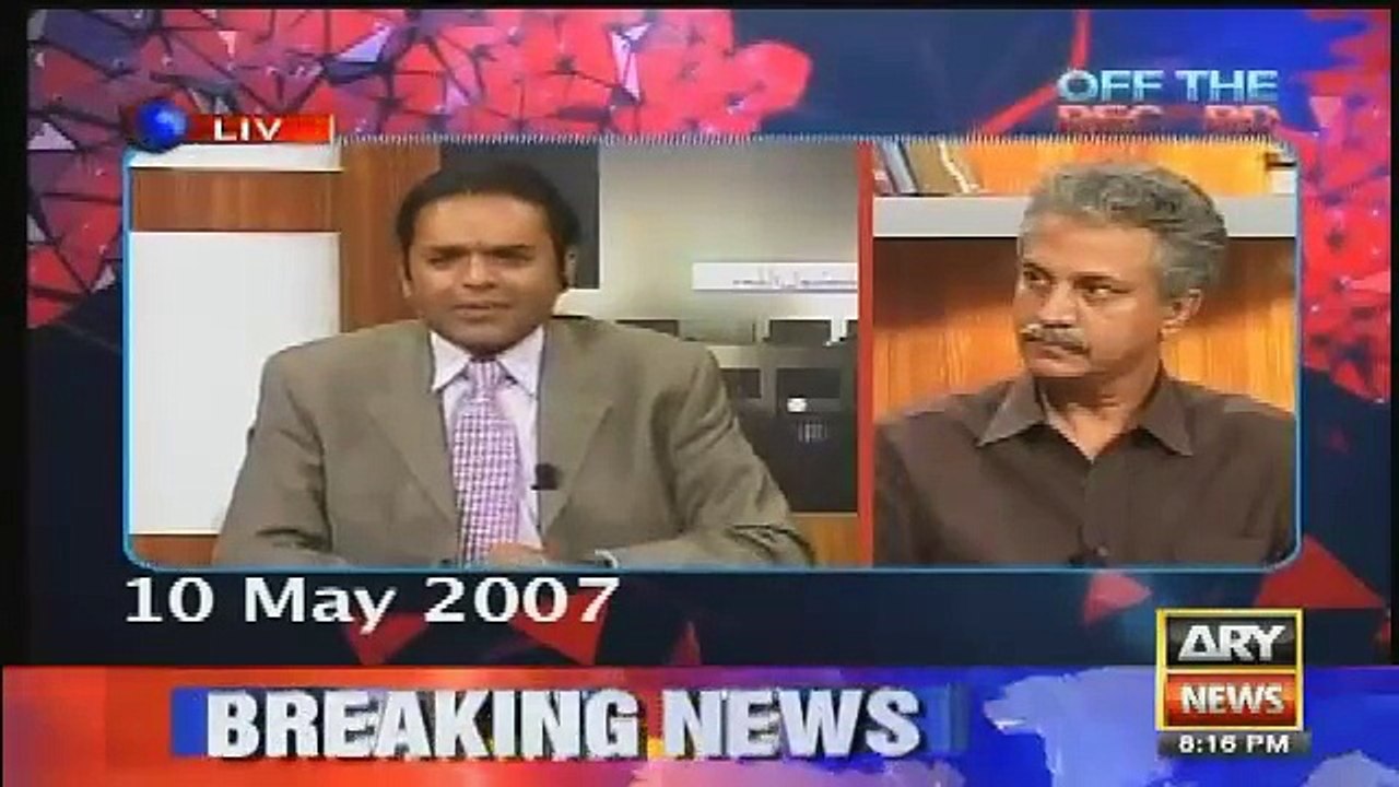 Kashif Abbasi Exposed The Lie of Waseem Akhtar By Playing 10th May Interview Video