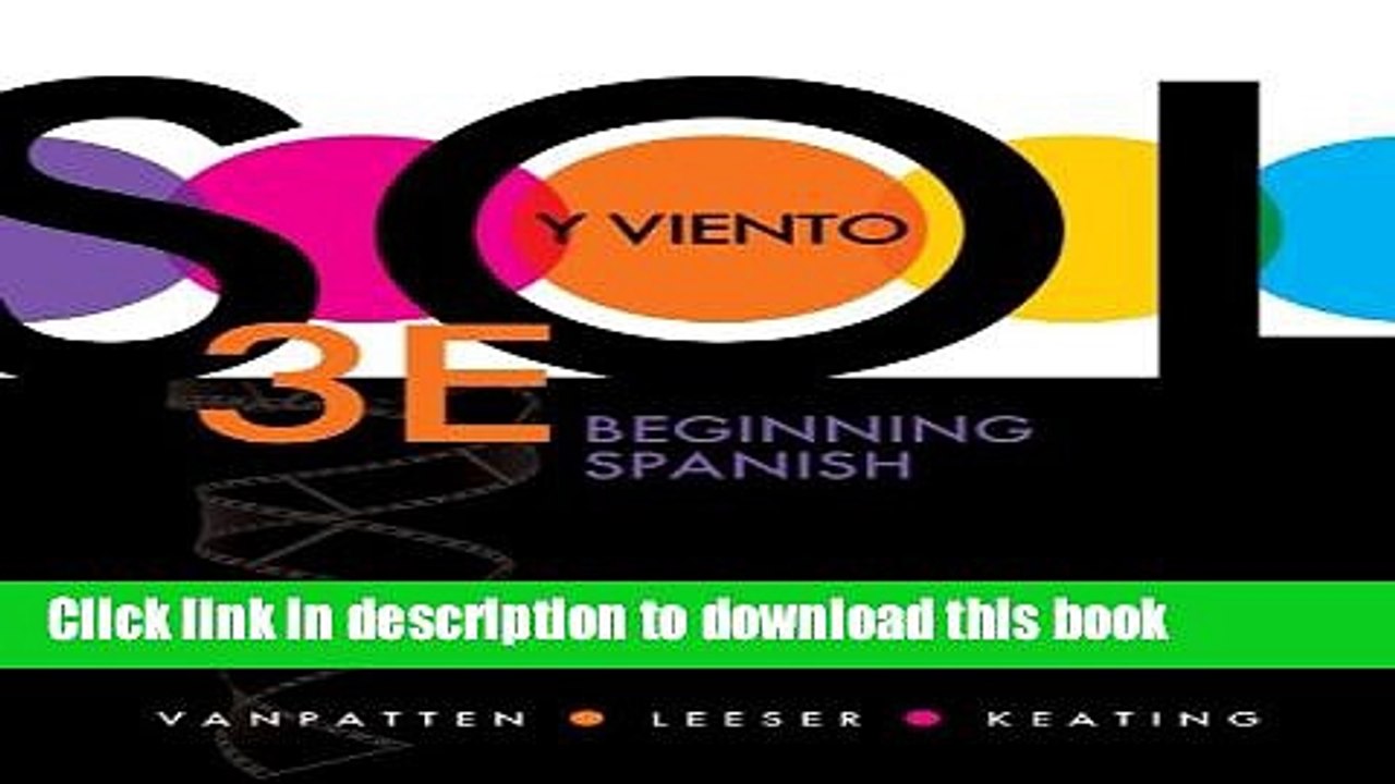 Read Sol y viento: Beginning Spanish  Ebook Free