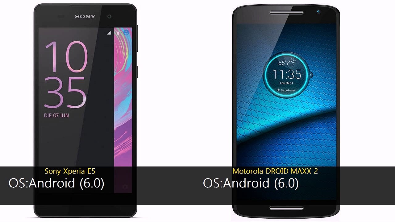 Sony Xperia E5 vs Motorola DROID MAXX 2
