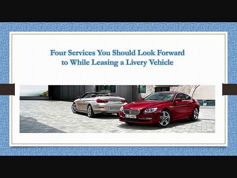Leasing a Livery Vehicle