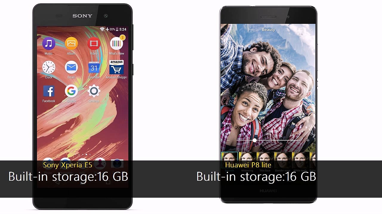Sony Xperia E5 vs Huawei P8 lite