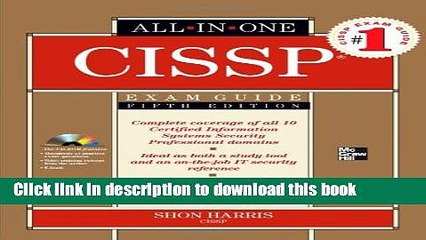 Read CISSP All-in-One Exam Guide, Fifth Edition Ebook Free