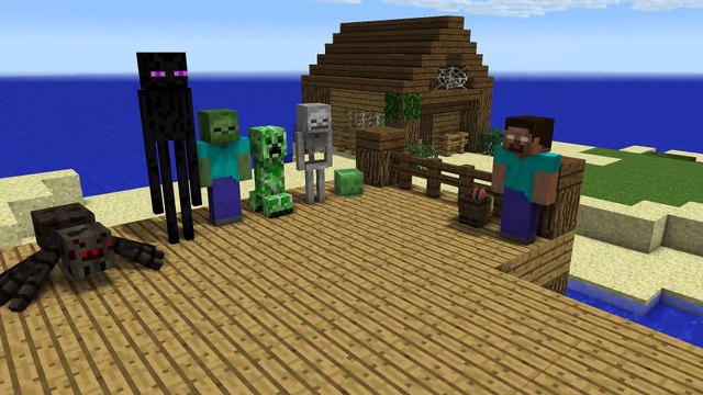 Monster School Shark Attack - Minecraft Animation Jaws Movie