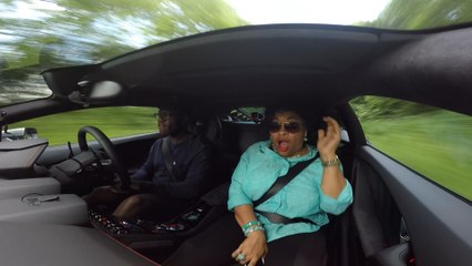 Son Terrifies His Mom With A Wild Lamborghini Ride