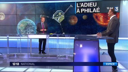 Espace : le robot Philae fait ses adieux