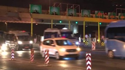Minibüsçülerden 15 Temmuz Şehitler Köprüsü'nde "Darbe Girişimi" Protestosu