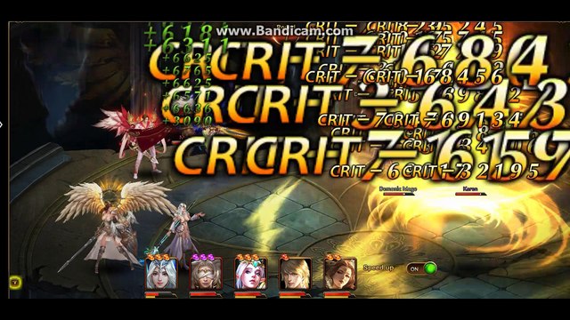 Moira and Victoria combo - Extremely close Abyss fight (League Of Angels 2)