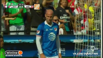 Joel Campbell Penalty Goal HD - MLS All-Stars 0-1 Arsenal 28.07.2016