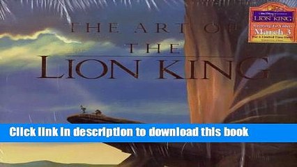 Read Art of the Lion King, The PDF Free