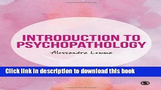 [PDF] Introduction to Psychopathology [PDF] Online