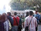 15 ottobre scontri in piazza S.Giovanni e proteste contro polizia e giornalisti RAI